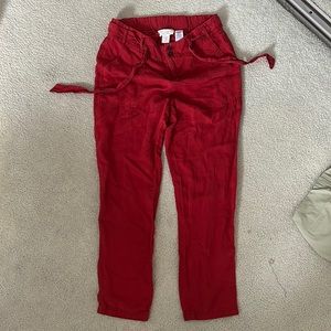 C & C California Y2K Cargo Pants. Red. M